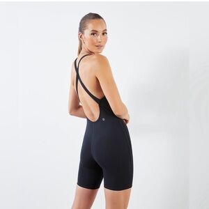 DAUGHTER LESSONS Full Out Onesie Shorts One Piece Romper in black size Medium